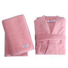 3 Piece Luxe Cotton Bathrobe & Towel Set